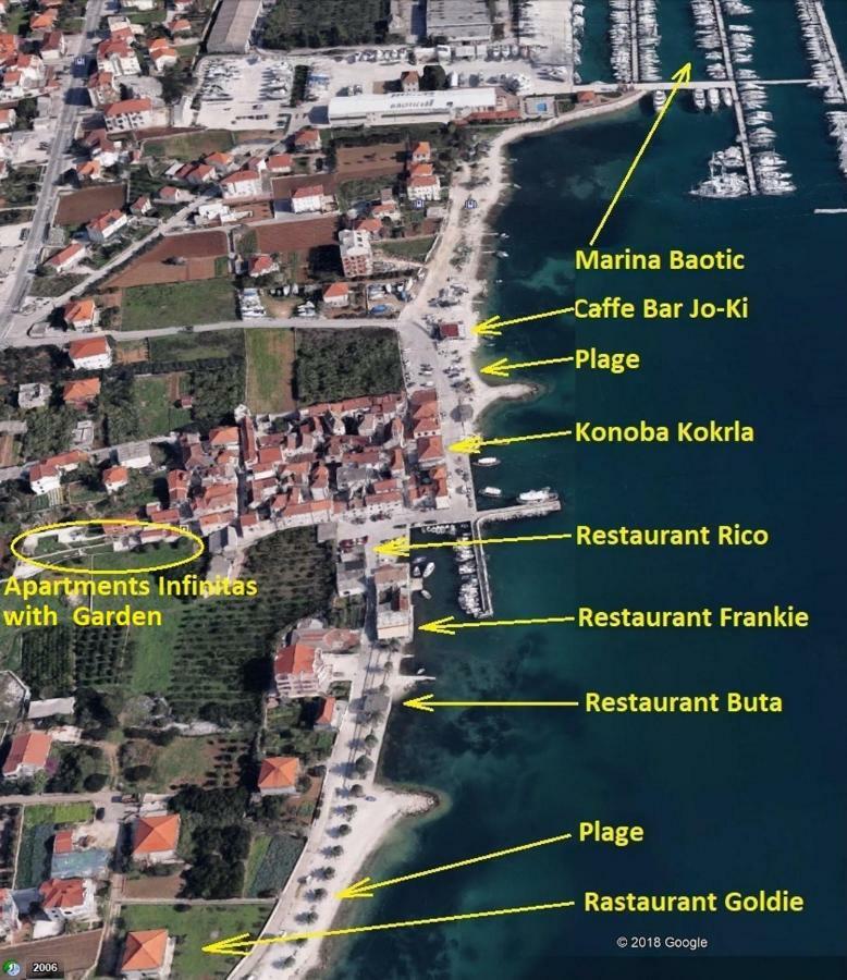 Apartments Infinitas Trogir Exteriör bild